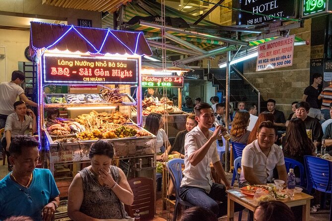 Saigon Night Bites on Foot: Local Vendors, Stories & Sweet Finish - Price, group size, and practical comfort