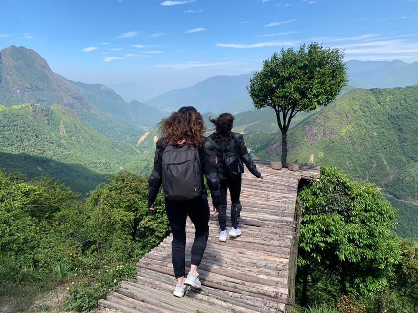 Sapa: Motorbike Tour 1 Day Visit Waterfalls & Local Villages - Riding out of Sapa on O Quy Ho Pass