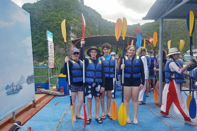 Sea Lion Luxury 5-Star Halong Day Cruise,Buffet Lunch,Shuttle Bus - Kayaking or bamboo boat at Hang Luon