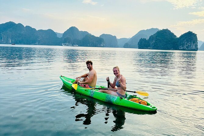 Sunset and Plankton Bioluminescent Night Kayak Lan Ha Bay - A 3:30 pm start at Maison Cat Ba Bay View Villa
