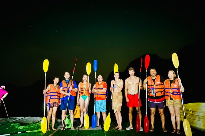 Sunset and Plankton Bioluminescent Night Kayak Lan Ha Bay - The floating fishing village and the first look at Lan Ha Bay
