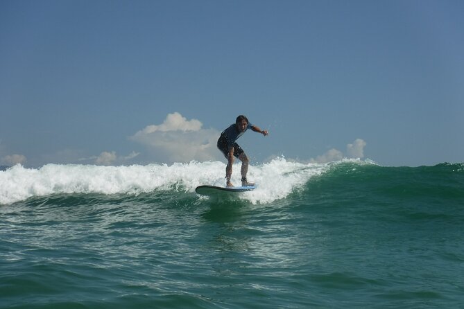 Surf Lessons - The equipment is ready for learning, with one caveat