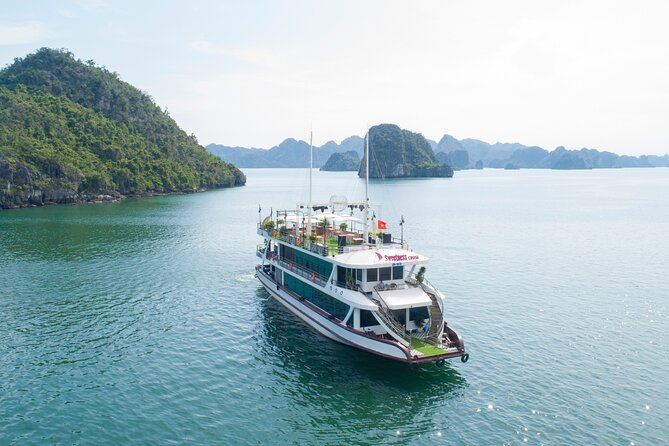 Sweetness Cruise Ha Long Bay: Caves, Kayaking, Swimming & Lunch - Boarding at Ha Long International Passenger Port