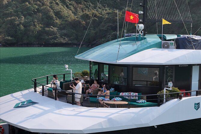 The Halong Catamaran Premium Day Cruise From Ha Long Bay - A stylish six-hour cruise from Tuan Chau Island