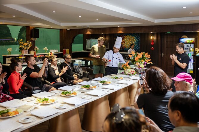 The Halong Catamaran Premium Day Cruise From Ha Long Bay - Lan Ha Bay and the Frog Pond water stop