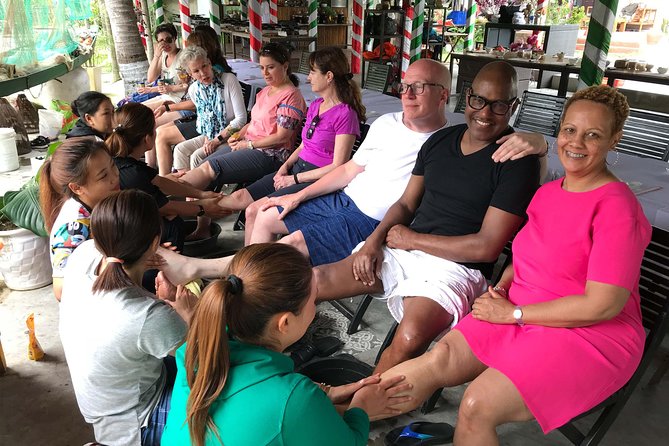 Traditional Cooking Class with Basket Boat Ride and market Tour - Four Vietnamese dishes on the menu