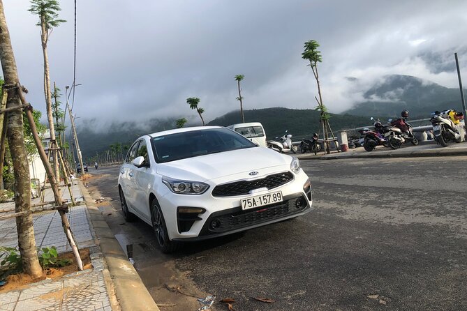 Transfer from Da Nang airport to Hoi An by private cars - Inside the car: simple comfort for the road to Hoi An