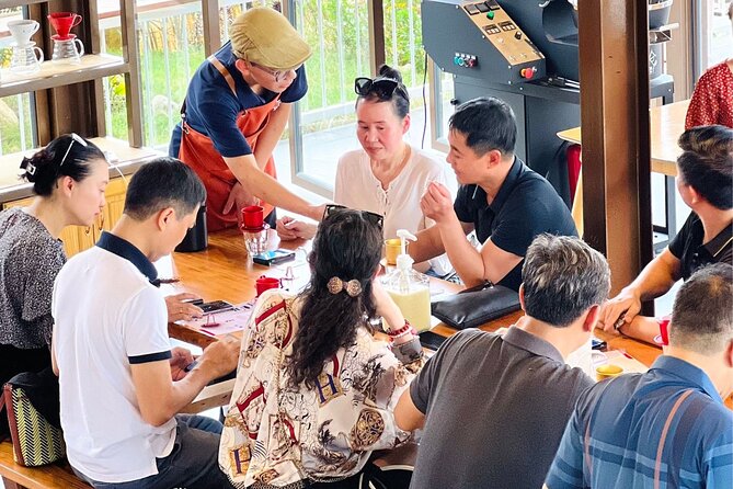Vietnamese Culture: Phin-Making Tour Beyond Elephant Falls, Dalat - Making Vietnamese coffee with a small metal phin